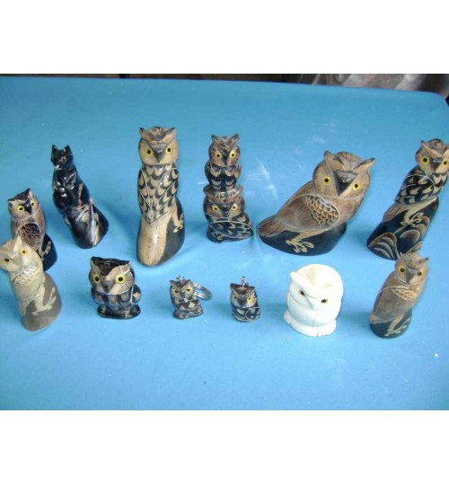 Tượng cú sừng 2